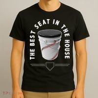 Baseball Bucket The Best Seat In The House Sports T-Shirt thumb 3