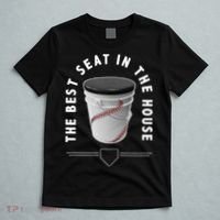 Baseball Bucket The Best Seat In The House Sports T-Shirt thumb 5