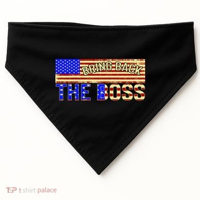 Bring Back The Boss Donald Trump USA-Made Doggie Bandana