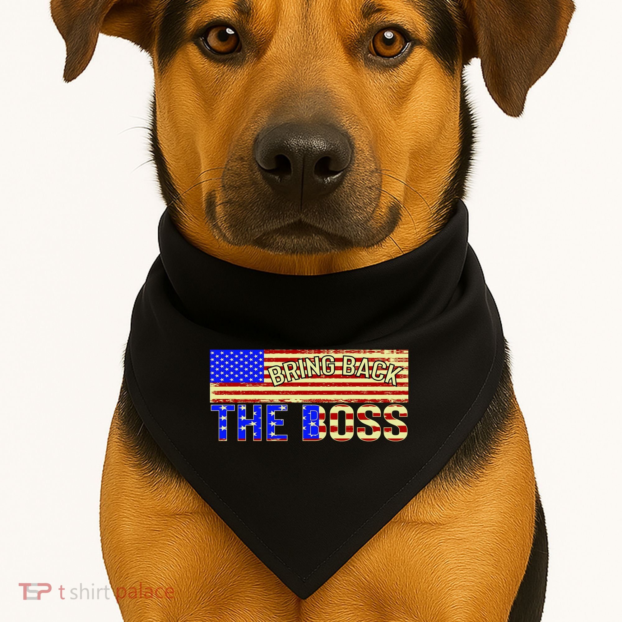 Bring Back The Boss Donald Trump USA-Made Doggie Bandana