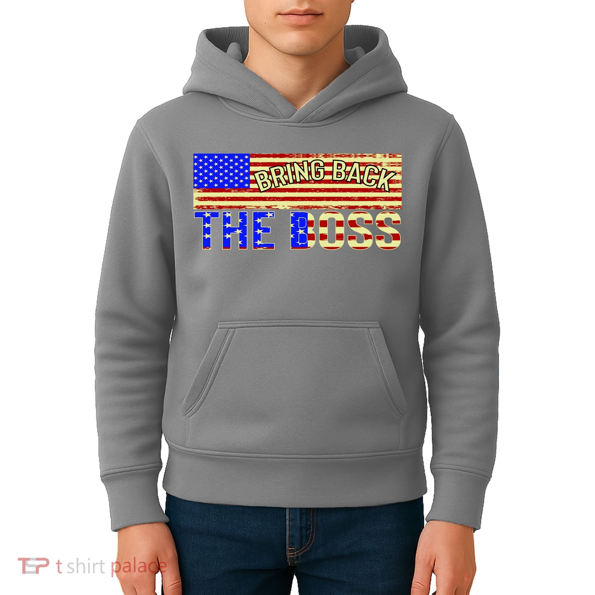 Bring Back The Boss Donald Trump Kids Hoodie