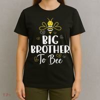 Big Brother To Bee Pregnancy Funny Baby Shower Big Brother T-Shirt thumb 4