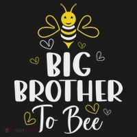 Big Brother To Bee Pregnancy Funny Baby Shower Big Brother T-Shirt thumb 7