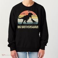 Big Brothersaurus T Rex Dinosaur Big Brother Saurus Family Women's Sweatshirt thumb 0