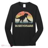 Big Brothersaurus T Rex Dinosaur Big Brother Saurus Family Long Sleeve Shirt thumb 0