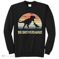 Big Brothersaurus T Rex Dinosaur Big Brother Saurus Family Sweatshirt thumb 0