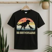 Big Brothersaurus T Rex Dinosaur Big Brother Saurus Family T-Shirt thumb 2