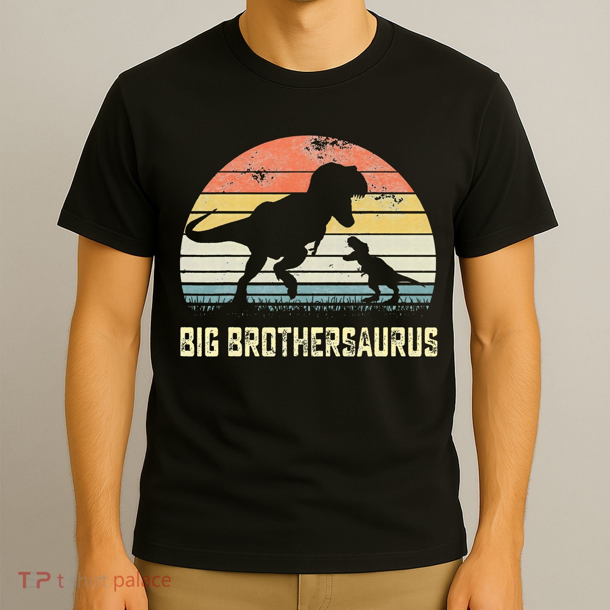 Big Brothersaurus T Rex Dinosaur Big Brother Saurus Family T-Shirt