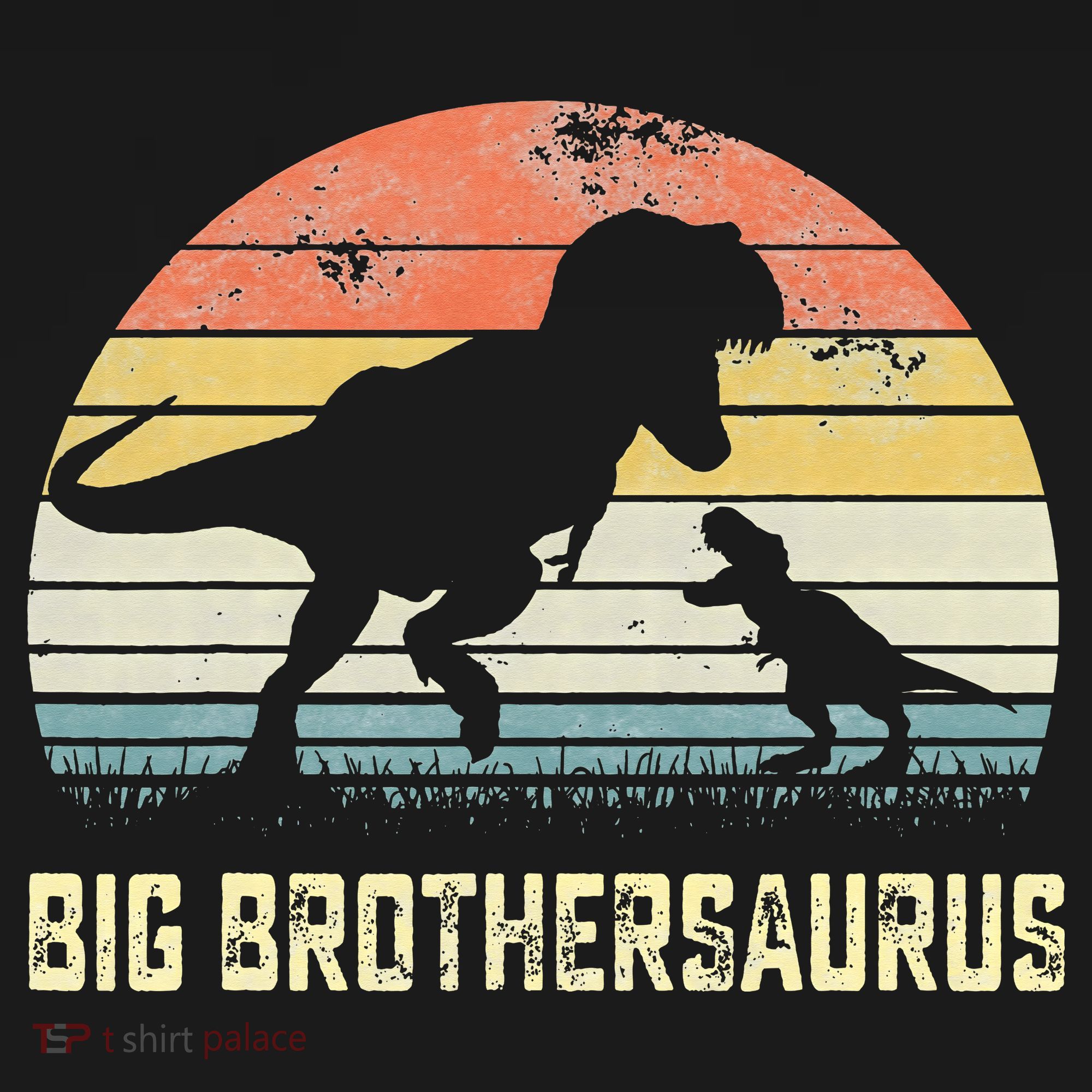 Big Brothersaurus T Rex Dinosaur Big Brother Saurus Family Coaster