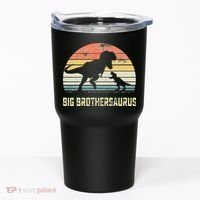 Big Brothersaurus T Rex Dinosaur Big Brother Saurus Family Tumbler thumb 0