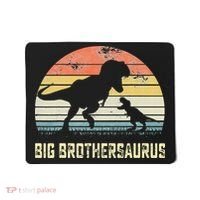 Big Brothersaurus T Rex Dinosaur Big Brother Saurus Family Mousepad thumb 0