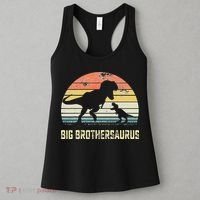 Big Brothersaurus T Rex Dinosaur Big Brother Saurus Family Women's Tank Top thumb 3