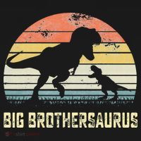 Big Brothersaurus T Rex Dinosaur Big Brother Saurus Family Women's Tank Top thumb 5