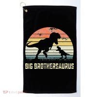 Big Brothersaurus T Rex Dinosaur Big Brother Saurus Family Golf Towel thumb 0