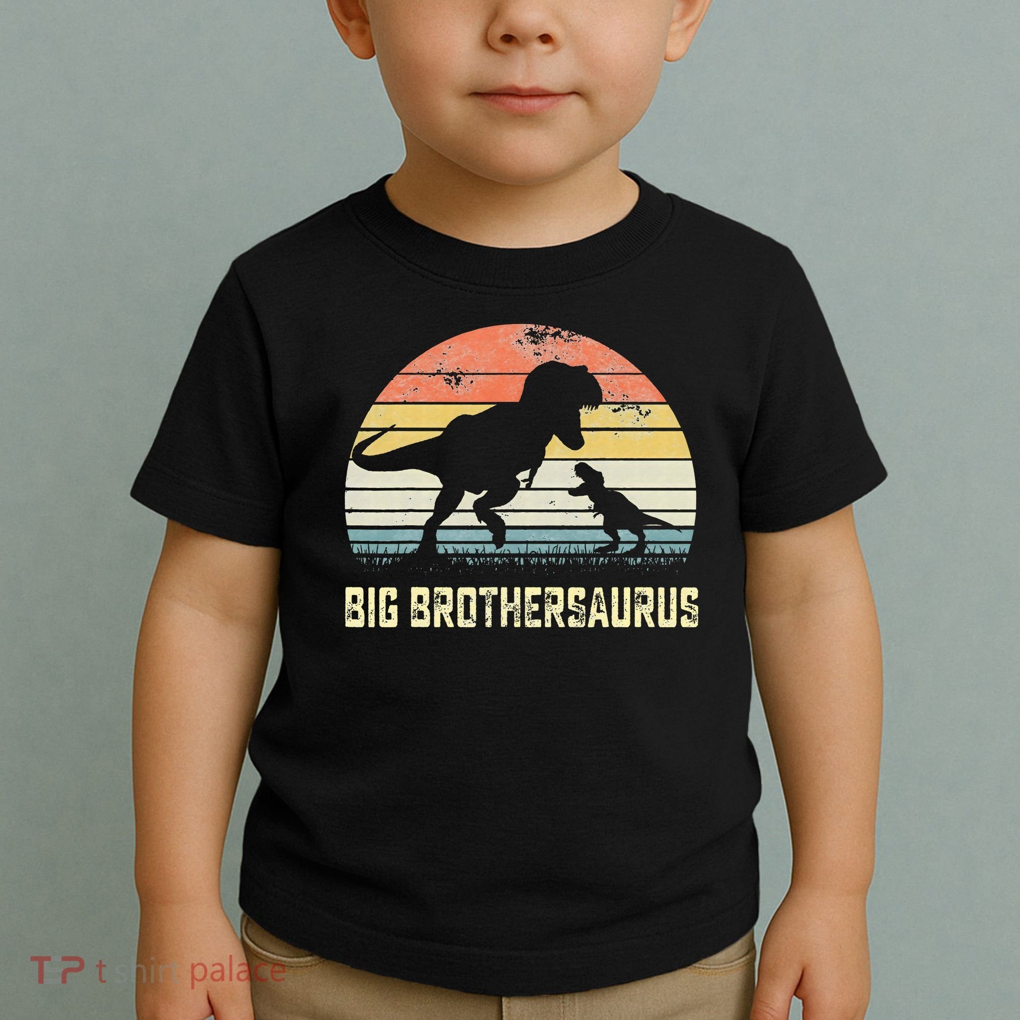 Big Brothersaurus T Rex Dinosaur Big Brother Saurus Family Toddler T-Shirt