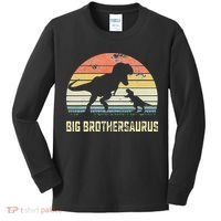 Big Brothersaurus T Rex Dinosaur Big Brother Saurus Family Kids Long Sleeve Shirt thumb 0