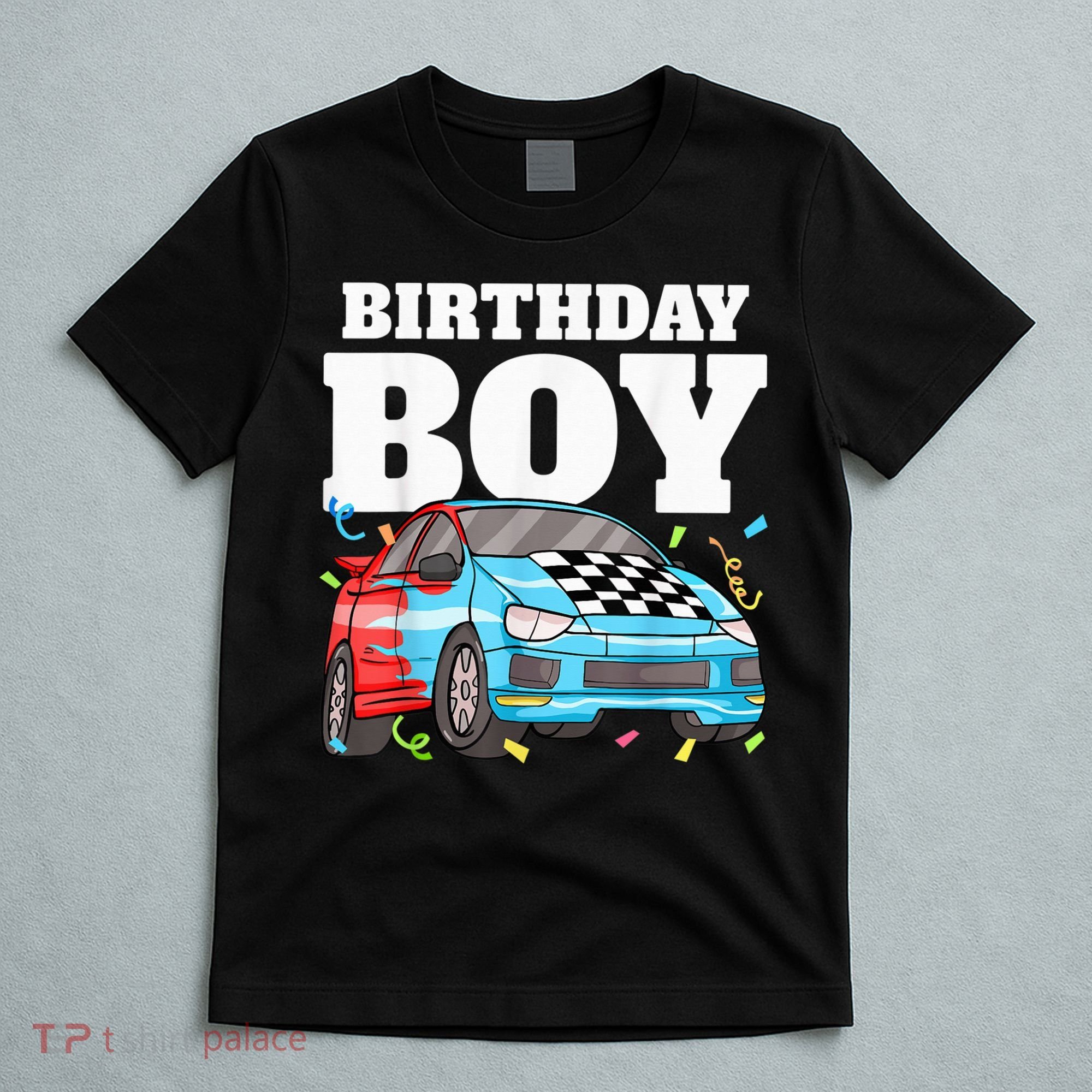 Birthday Boy Toddler Race Car Racing Car Driver Theme T-Shirt