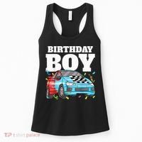 Birthday Boy Toddler Race Car Racing Car Driver Theme Women's Tank Top thumb 0