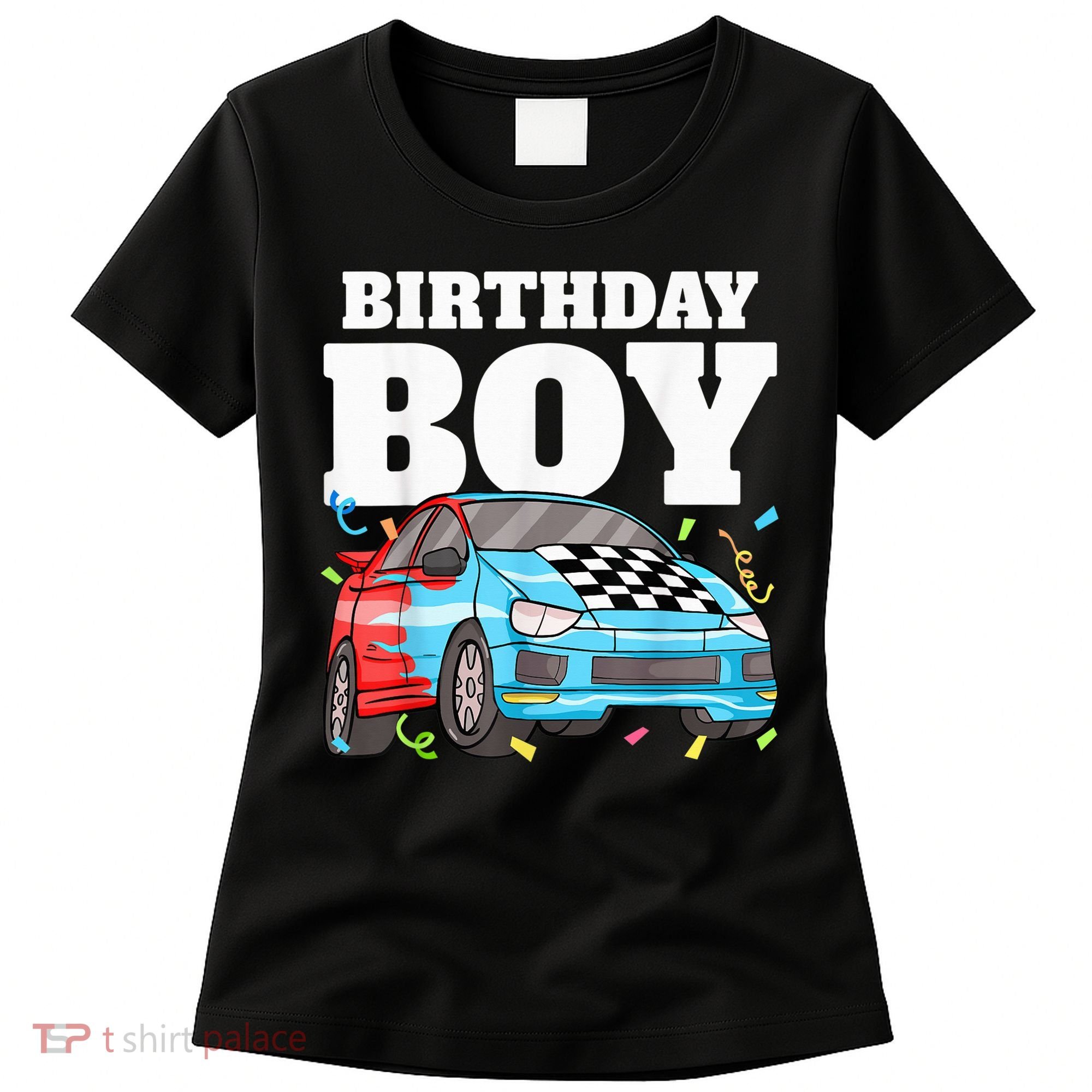 Birthday Boy Toddler Race Car Racing Car Driver Theme Women's T-Shirt