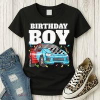 Birthday Boy Toddler Race Car Racing Car Driver Theme Women's T-Shirt thumb 3