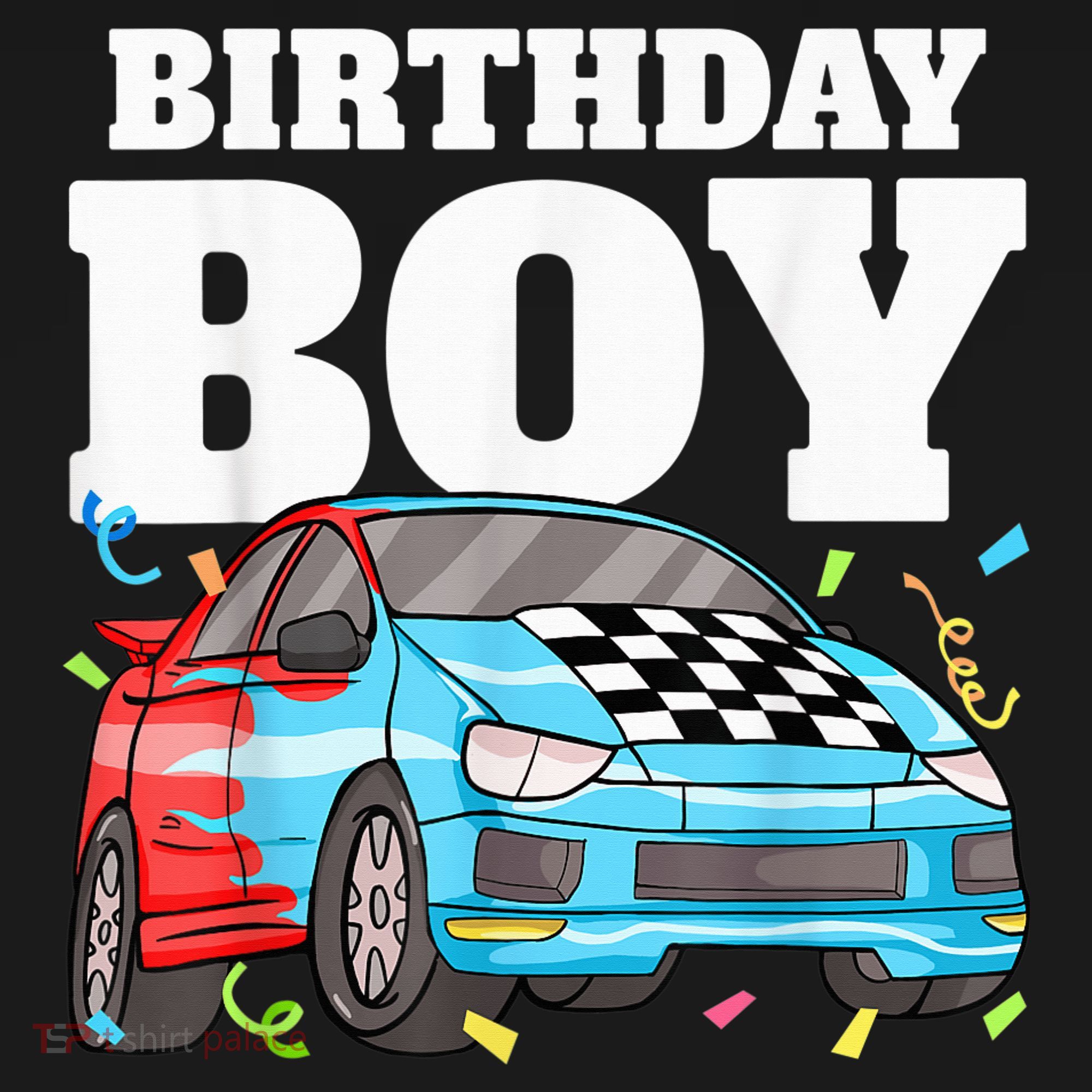 Birthday Boy Toddler Race Car Racing Car Driver Theme Kids Hoodie