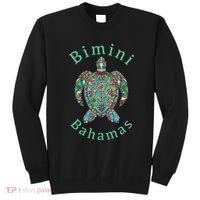 Bimini, Bahamas Tribal Turtle Gift Sweatshirt thumb 0