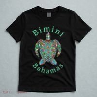 Bimini, Bahamas Tribal Turtle Gift T-Shirt thumb 5