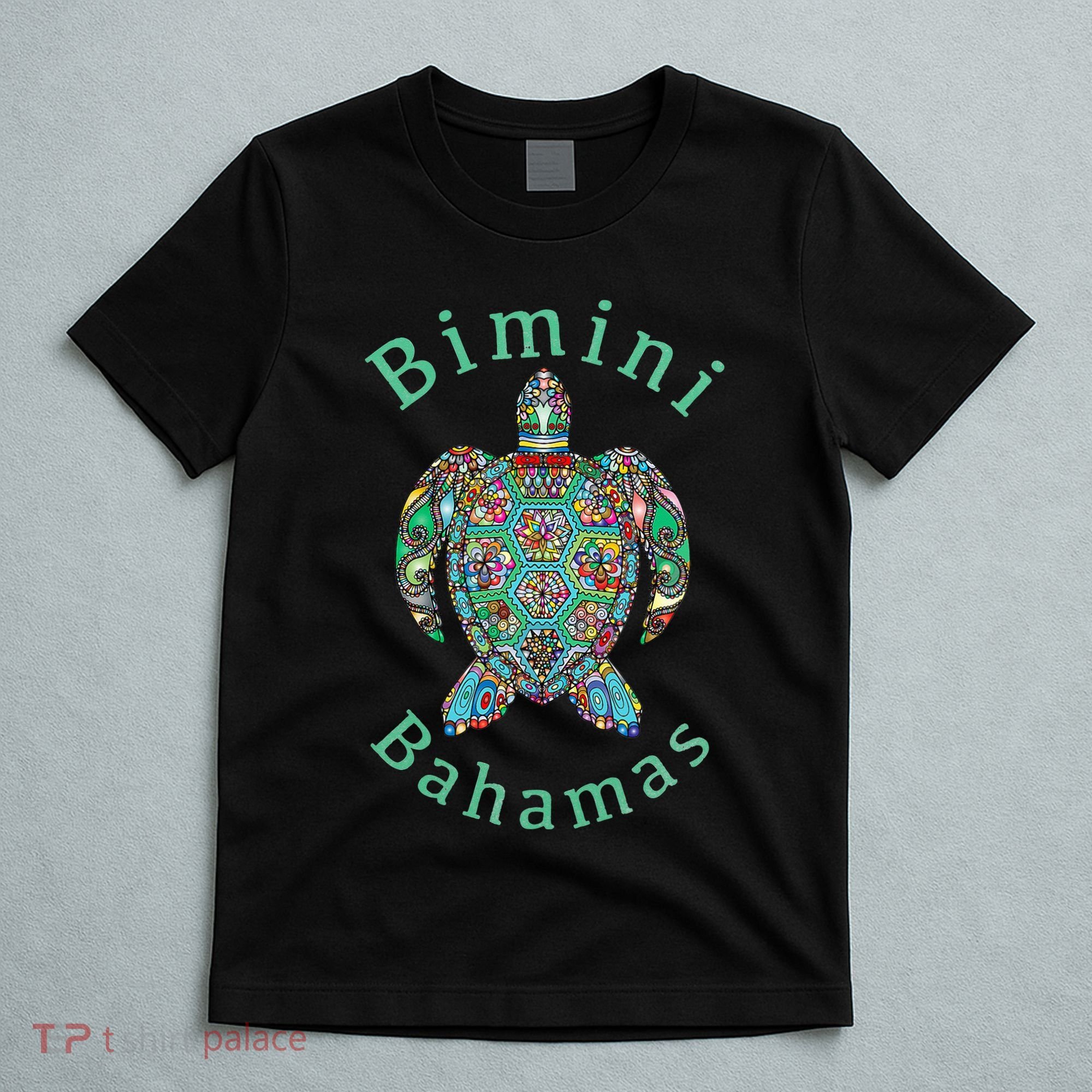 Bimini, Bahamas Tribal Turtle Gift T-Shirt