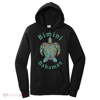 Bimini, Bahamas Tribal Turtle Gift Women's Hoodie