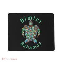 Bimini, Bahamas Tribal Turtle Gift Mousepad thumb 0