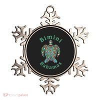 Bimini, Bahamas Tribal Turtle Gift Ornament thumb 0