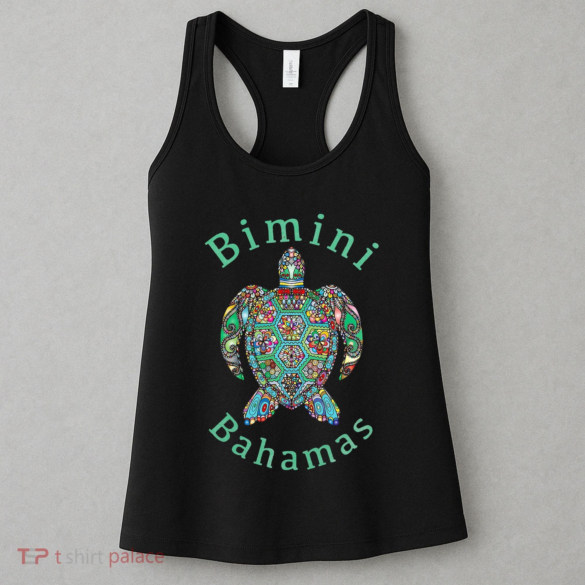 Bimini, Bahamas Tribal Turtle Gift Women's Tank Top