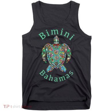 Bimini, Bahamas Tribal Turtle Gift Tank Top