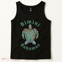 Bimini, Bahamas Tribal Turtle Gift Tank Top thumb 2
