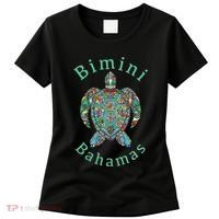 Bimini, Bahamas Tribal Turtle Gift Women's T-Shirt thumb 0