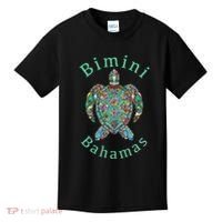 Bimini, Bahamas Tribal Turtle Gift Kids T-Shirt thumb 0