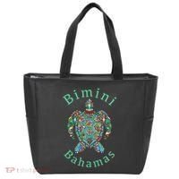 Bimini, Bahamas Tribal Turtle Gift Tote Bag thumb 0