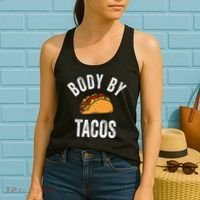Body By Tacos Funny Cinco De Mayo Mexican Party Women's Tank Top thumb 2