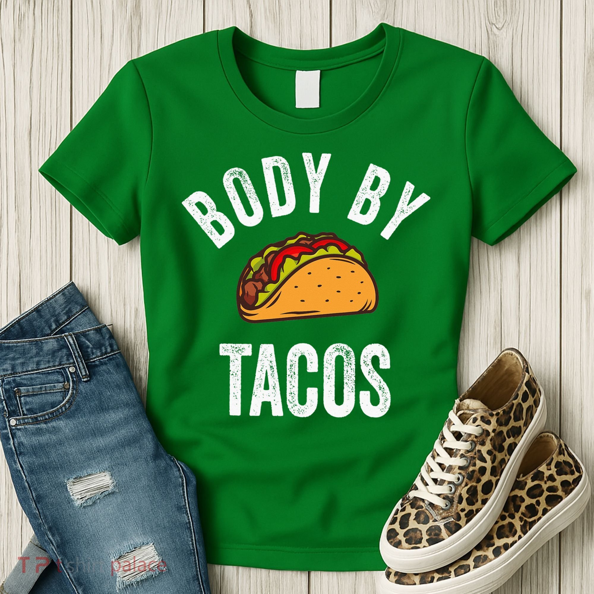 Body By Tacos Funny Cinco De Mayo Mexican Party Women's T-Shirt