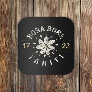 Bora Bora Tahiti Cool Vacation Location Souvenir Gift Coaster