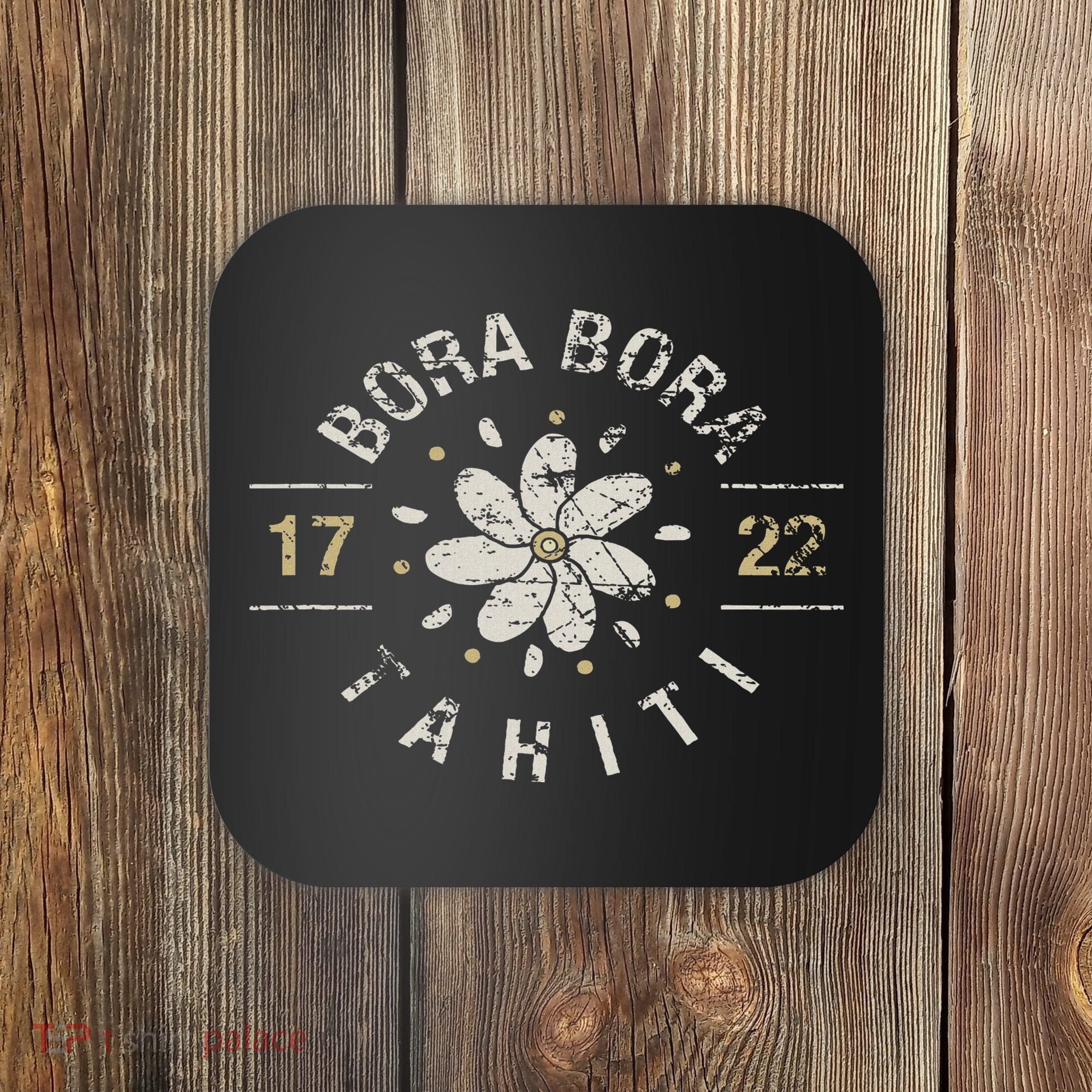 Bora Bora Tahiti Cool Vacation Location Souvenir Gift Coaster