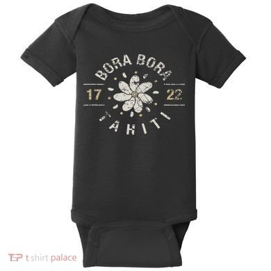 Bora Bora Tahiti Cool Vacation Location Souvenir Gift Baby Bodysuit