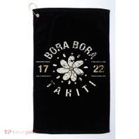 Bora Bora Tahiti Cool Vacation Location Souvenir Gift Golf Towel thumb 0