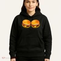 Big Boobs Two Big Hamburger Titty Boobie Hoodie thumb 5
