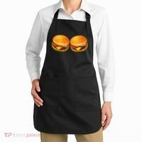 Big Boobs Two Big Hamburger Titty Boobie Apron thumb 2