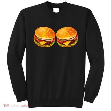 Big Boobs Two Big Hamburger Titty Boobie Sweatshirt