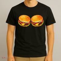 Big Boobs Two Big Hamburger Titty Boobie T-Shirt thumb 3