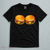 Big Boobs Two Big Hamburger Titty Boobie T-Shirt thumb 5