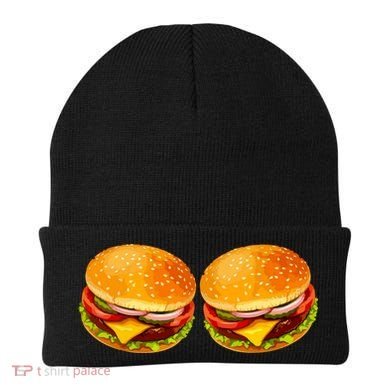 Big Boobs Two Big Hamburger Titty Boobie Beanie