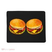 Big Boobs Two Big Hamburger Titty Boobie Mousepad thumb 0